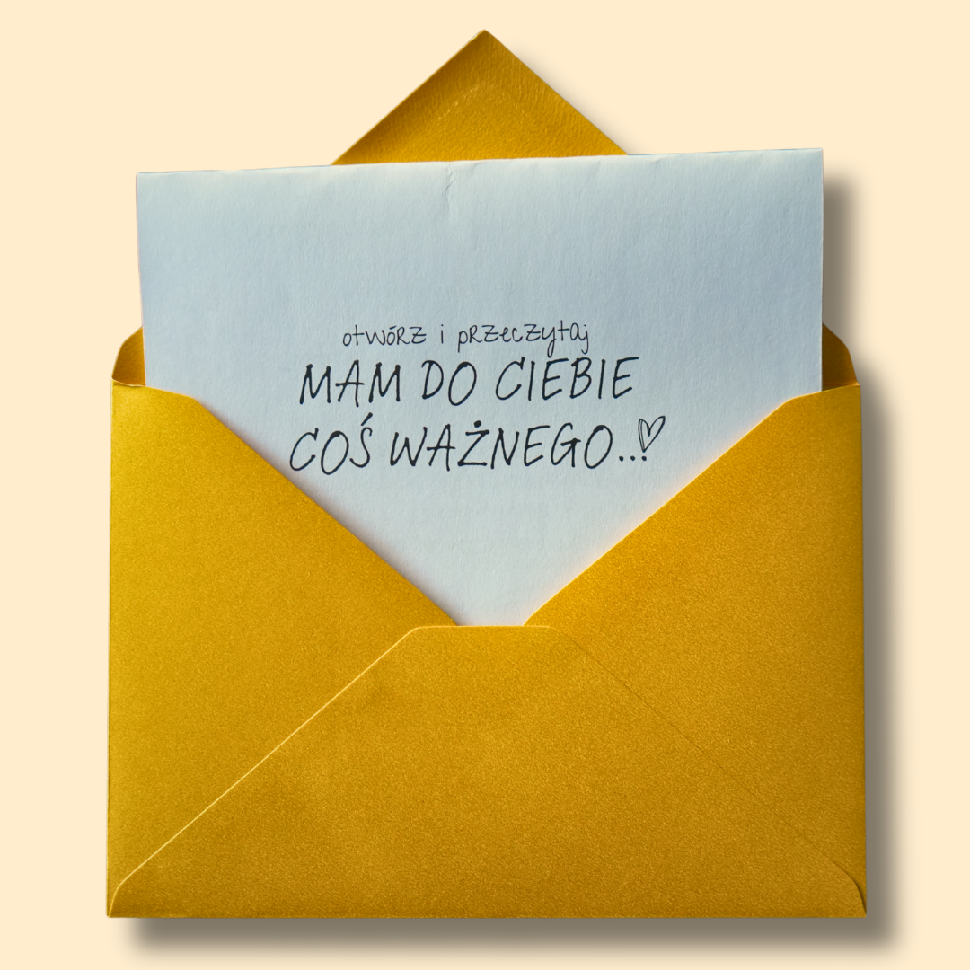 List do Bliskiej Osoby - Spersonalizuj po otrzymaniu!