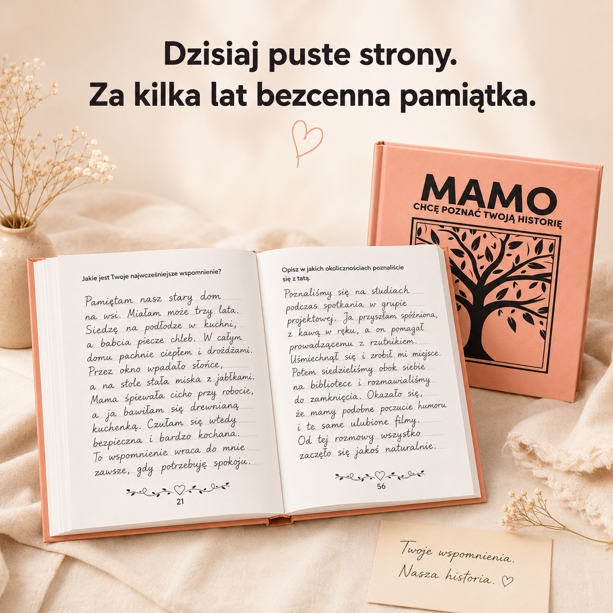 MAMO chcę poznać Twoją historię - Książka na Pokolenia