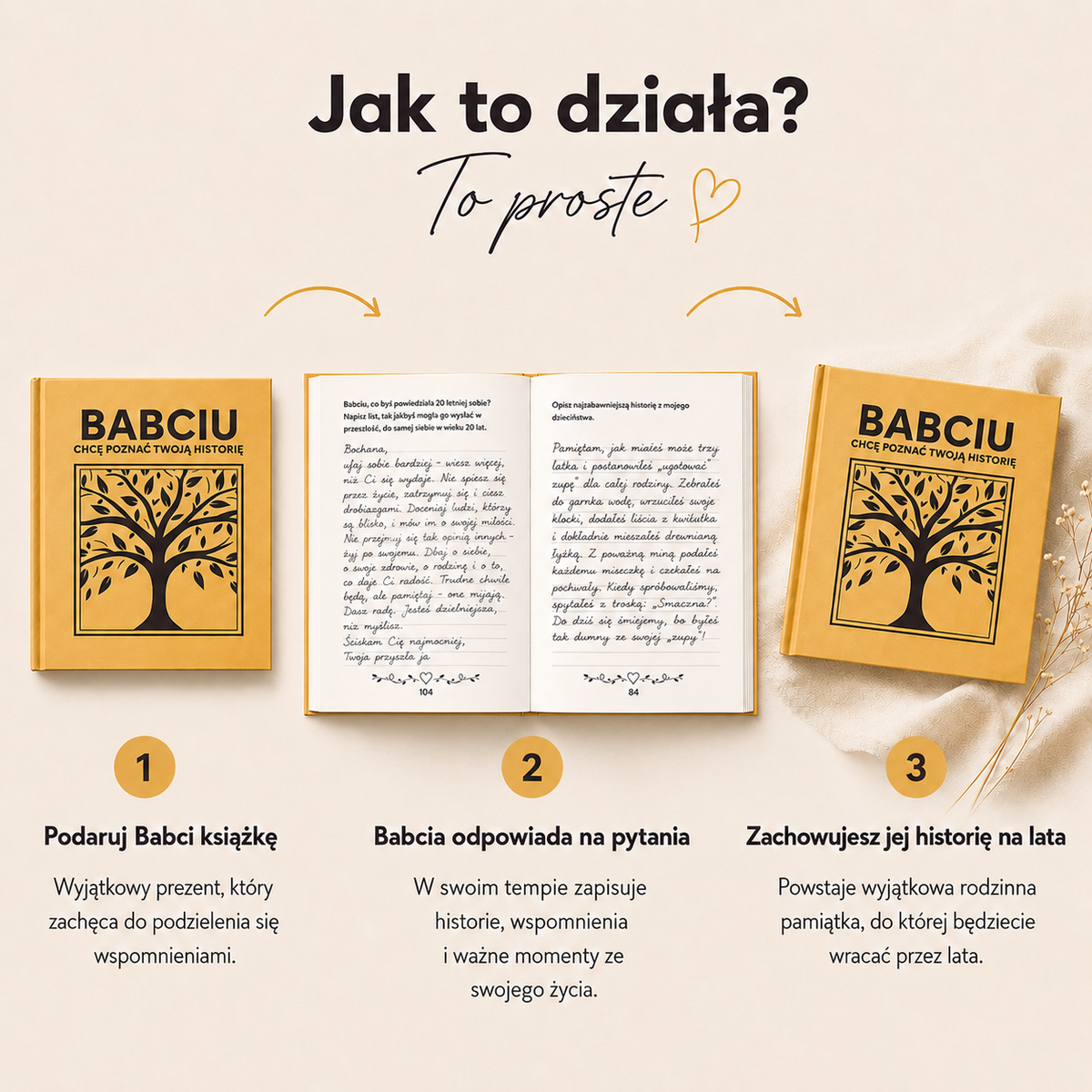 BABCIU chcę poznać Twoją historię - Książka na Pokolenia