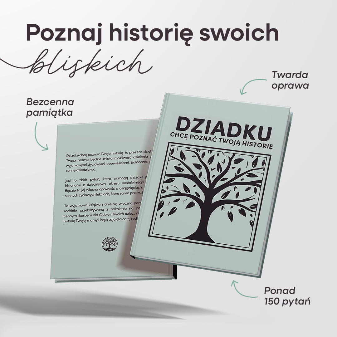 DZIADKU chcę poznać Twoją historię  - Książka na Pokolenia