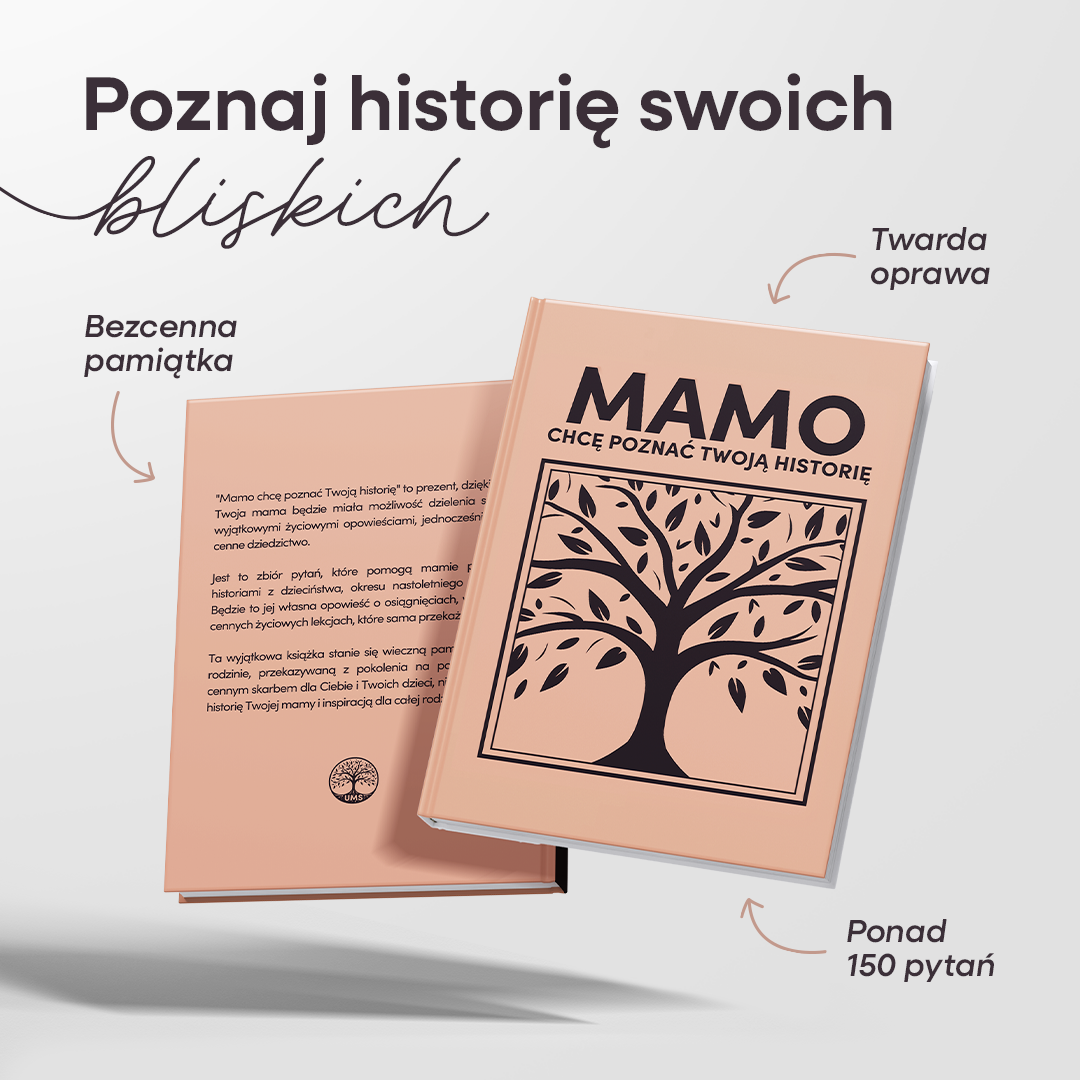 MAMO chcę poznać Twoją historię - Książka na Pokolenia